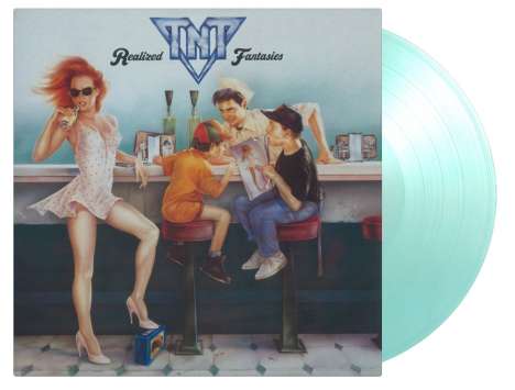 TNT (Heavy Metal): Realized Fantasies (180g) (Limited Numbered Edition) (Crystal Clear &amp; Turquoise Marbled Vinyl), LP