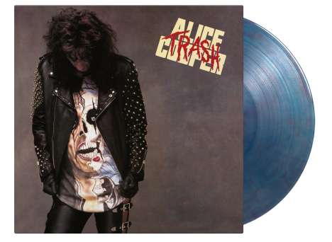 Alice Cooper: Trash (35th Anniversary) (180g) (Limited Numbered Edition) (Translucent Red &amp; Blue Marbled Vinyl), LP