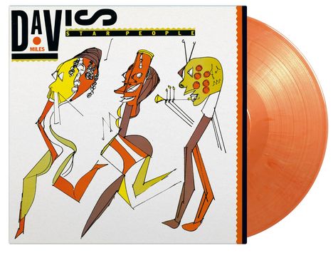 Miles Davis (1926-1991): Star People (180g) (Limited Numbered Edition) (Orange &amp; White Marbled Vinyl), LP