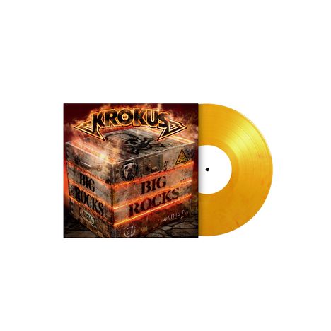 Krokus: Big Rocks (180g) (Limited Numbered Edition) (Flaming Vinyl), LP