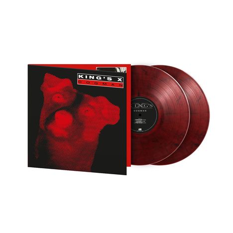 King's X: Dogman (180g) (Limited Numbered Edition) (Black &amp; Red Marbled Vinyl), 2 LPs