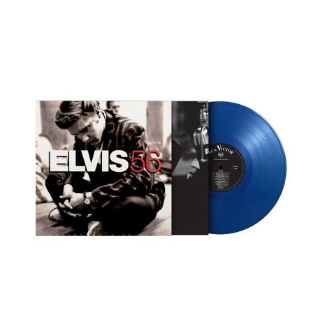 Elvis Presley (1935-1977): Elvis 56 (Collector's Edition) (180g) (Limited Numbered Edition) (Blue Vinyl), LP