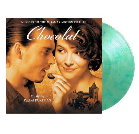 Rachel Portman (geb. 1960): Chocolat (25th Anniversary) (180g) (Limited Numbered Edition) (Mint Chocolate Marbled Vinyl), LP