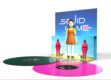 Squid Game (180g) (Limited Numbered Edition) (LP1: Green Vinyl/LP2: Pink Vinyl), 2 LPs