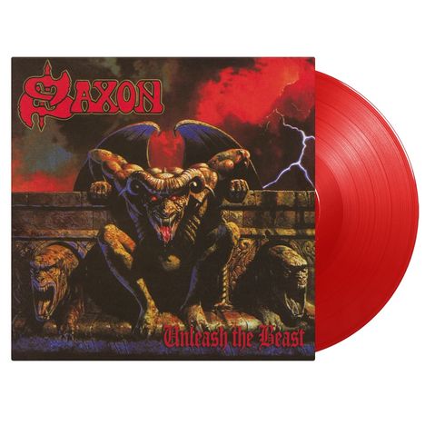 Saxon: Unleash the Beast (180g) (Limited Numbered Edition) (Red Vinyl), LP