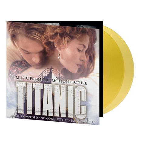 James Horner (1953-2015): Titanic (180g) (Limited Numbered Edition) (Translucent Yellow Vinyl), 2 LPs