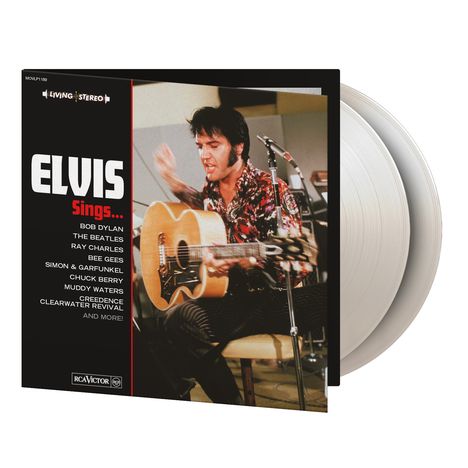 Elvis Presley: Elvis Sings... (180g) (Limited Numbered Edition) (White Vinyl), 2 LPs