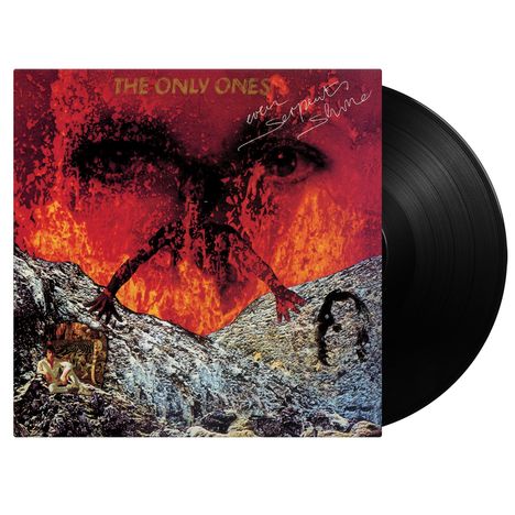 "THE ONLY ONES" und "Even Serpents Shine" auf einem feurig-düsteren Cover mit Augen und surrealer Berglandschaft.