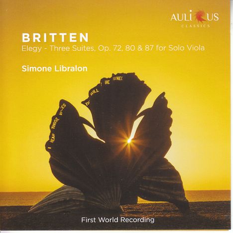 Benjamin Britten (1913-1976): Suiten für Cello solo Nr.1-3 (opp.72,80,87) (arr. für Viola), CD