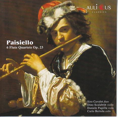 Giovanni Paisiello (1740-1816): Flötenquartette op.23 Nr.1-6, CD