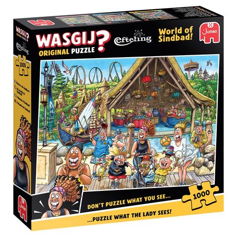Wasgij Efteling - World of Sindbad - Puzzle 1000 Teile, Spiele