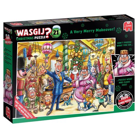 Wasgij Christmas 21 - Eine fröhliche Verwandlung (2x1000 Teile), Spiele