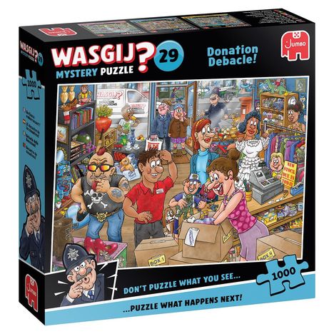 Wasgij Mystery 29 - Spenden-Desaster (1000 pieces), Spiele