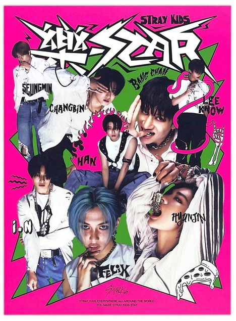 Stray Kids: Rock-Star: Mini Album (Headliner Ver.), 1 CD und 1 Buch