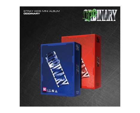 Stray Kids: Oddinary (Mini Album) (3 verschiedene Farben, Auslieferung nach Zufallsprinzip), 1 CD und 1 Buch