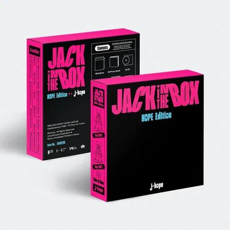 J-Hope: Jack In The Box (Hope Edition), 1 CD und 1 Buch
