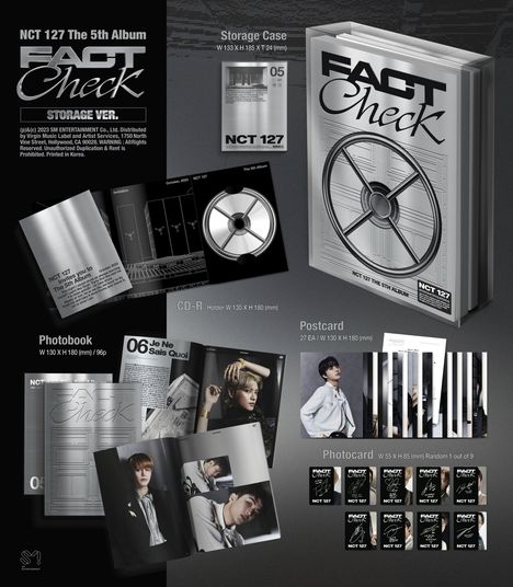 NCT 127: The 5th Album »Fact Check« (Storage Ver.), CD