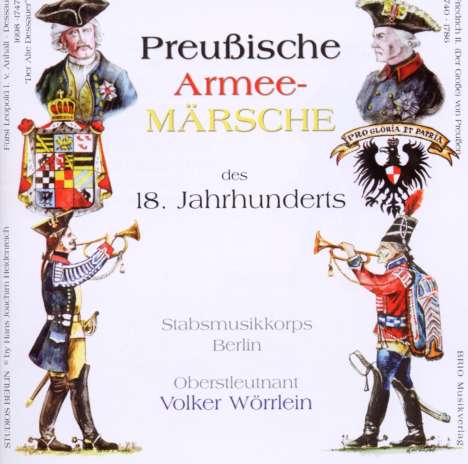 Preußische Armeemärsche des 18.Jahrhunderts, CD