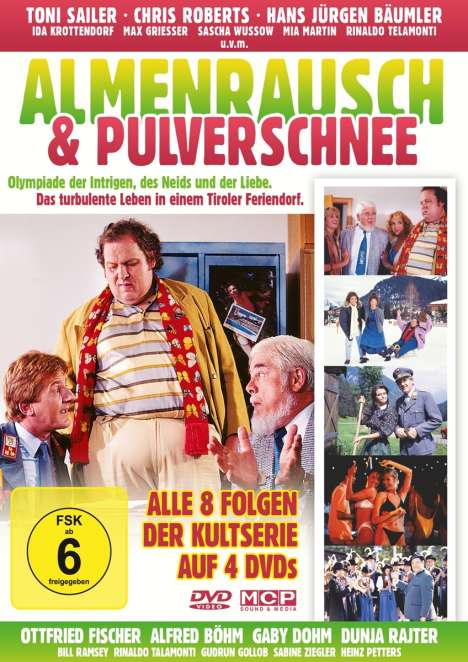 Almenrausch &amp; Pulverschnee (Komplette Serie), 4 DVDs