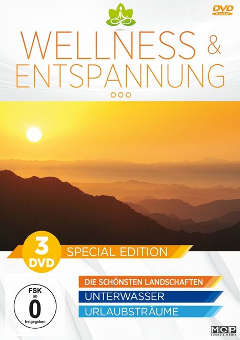 Wellness &amp; Entspannung (Special Edition), 3 DVDs