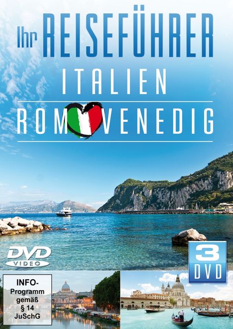 Ihr Reiseführer - Italien: Rom / Venedig, 3 DVDs