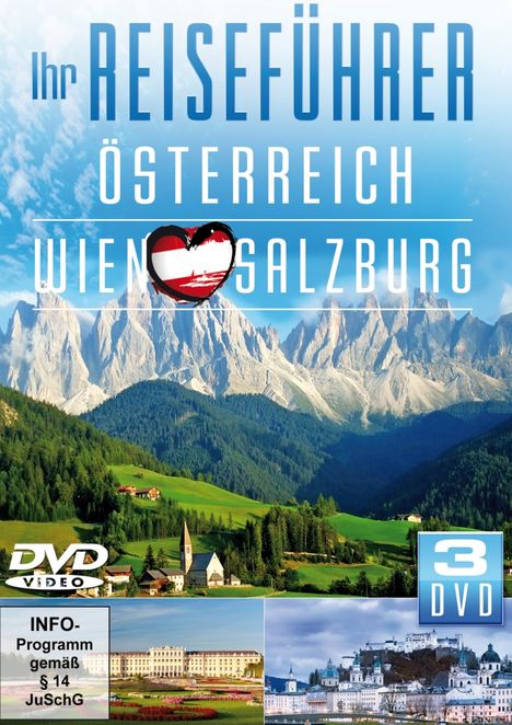 Ihr Reiseführer - Österreich: Wien / Salzburg, 3 DVDs