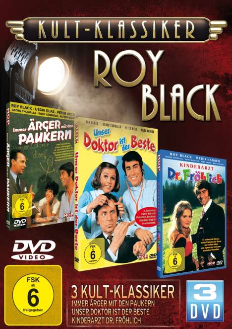 Rox Black - Kult-Klassiker, 3 DVDs