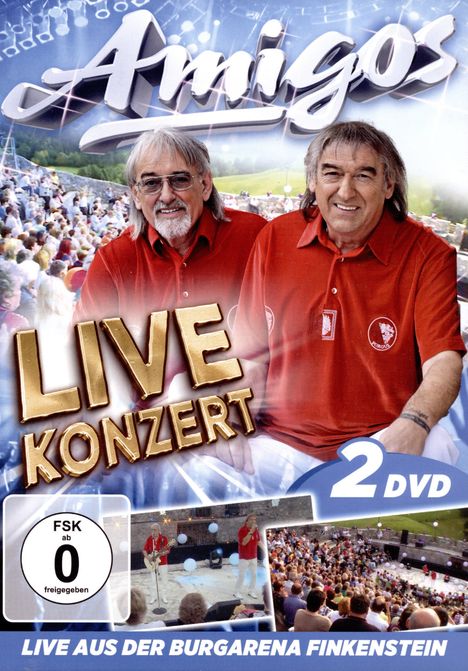 Die Amigos: Live Konzert aus der Burgarena Finkenstein, 2 DVDs
