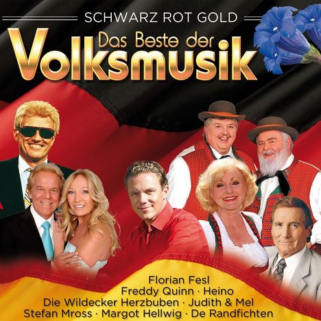 Das Beste aus Volksmusik: Schwarz Rot Gold, 2 CDs