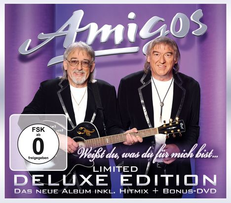 Die Amigos: Weißt du, was du für mich bist (Limited Deluxe Edition), 1 CD und 1 DVD