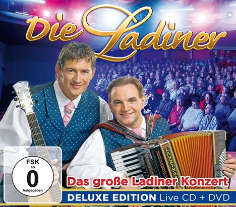 Die Ladiner: Das große Ladiner Konzert (Deluxe Edition), 1 CD und 1 DVD