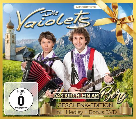 Die Vaiolets: Das Kirchlein am Berg (Geschenk-Edition), 1 CD und 1 DVD