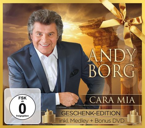 Andy Borg: Cara Mia (Geschenk-Edition), 1 CD und 1 DVD