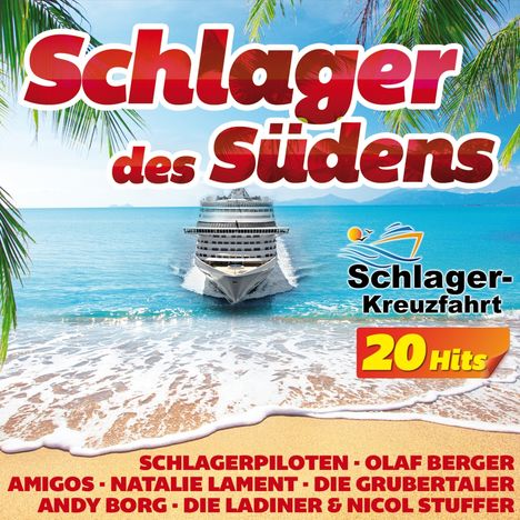 Schlager des Südens - Schlagerkreuzfahrt, CD