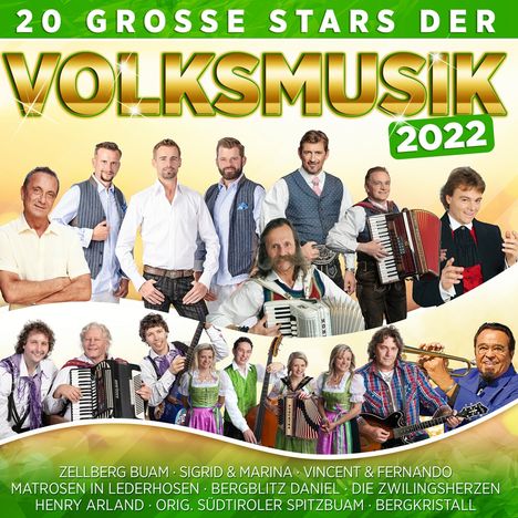 20 große Stars der Volksmusik 2022, CD