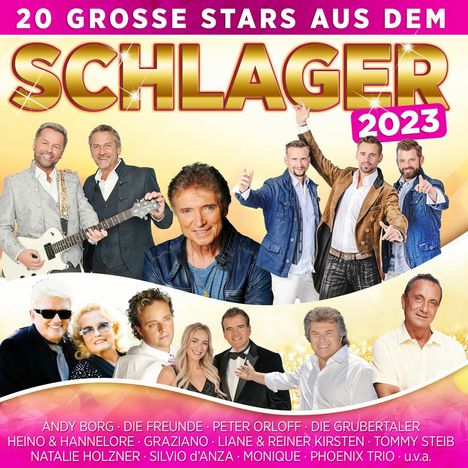 20 große Stars aus dem Schlager 2023, CD