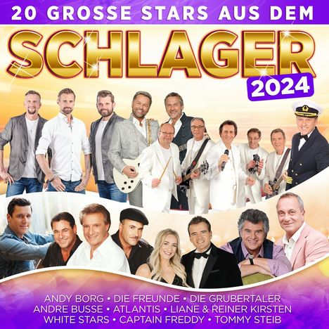 20 große Stars aus dem Schlager 2024, CD
