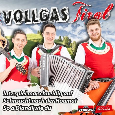 Vollgas Tirol: Iatz spiel ma schneidig auf, Maxi-CD