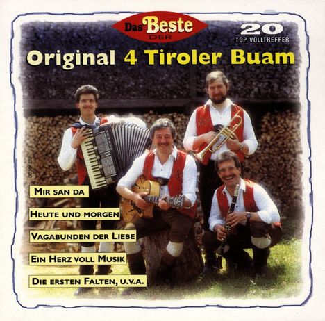 Original 4 Tiroler Buam: Das Beste, CD