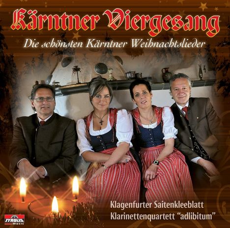 Kärntner Viergesang: Die schönsten Kärntner Weihnachtsl., CD