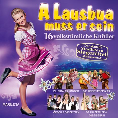 A Lausbua muss er sein, CD