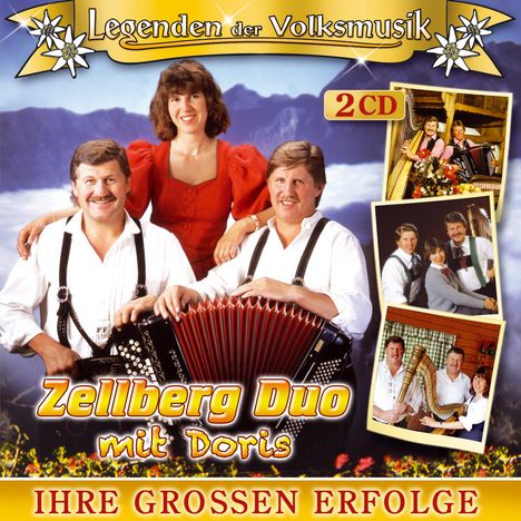 Zellberg Duo Mit Doris: Legenden der Volksmusik, 2 CDs