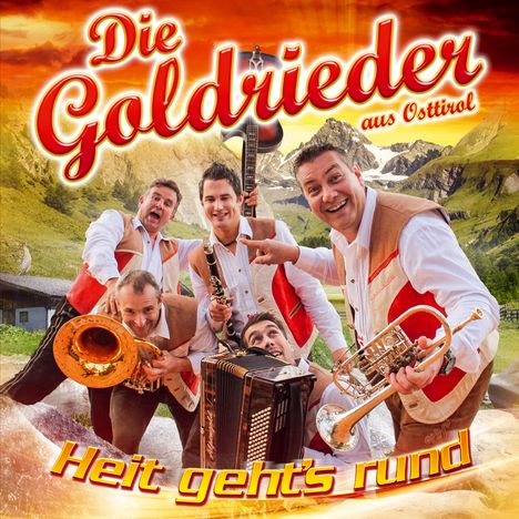 Die Goldrieder: Heit geht's rund, CD