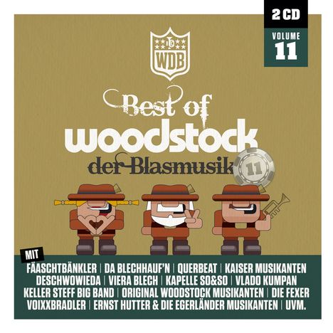 Best Of Woodstock der Blasmusik Volume 11, 2 CDs