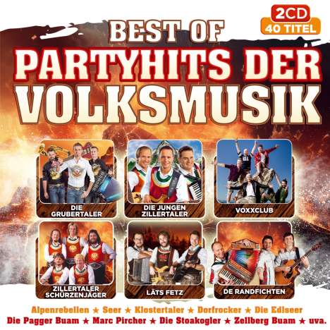 Best Of Partyhits der Volksmusik, 2 CDs