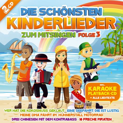 Die Karaoke-Kids: Die schönsten Kinderlieder zum Mitsingen,3, 2 CDs