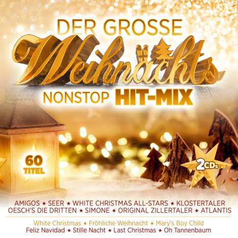 Der große Weihnachts Nonstop Hit-Mix, 2 CDs