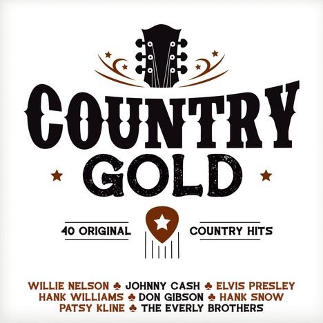 Country Gold: 40 Original Country Hits, 2 CDs