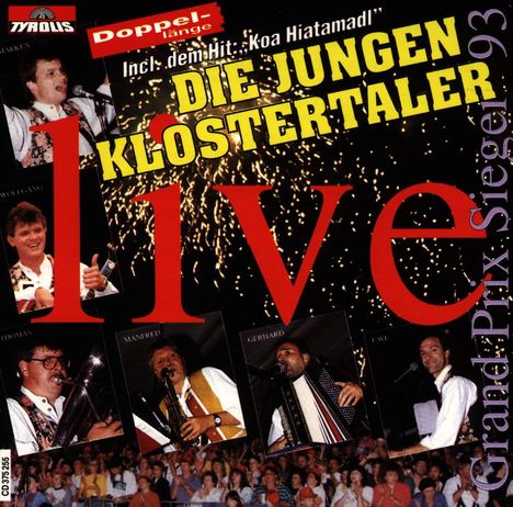 Die Jungen Klostertaler: Live ( Doppellänge !!), CD