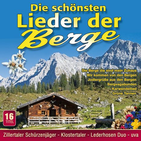 Die schönsten Lieder der Berge, CD